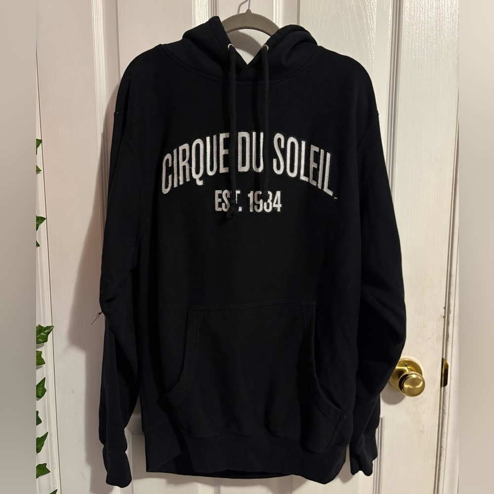 Cirque Du Soleil Black Drawstring Hoodie